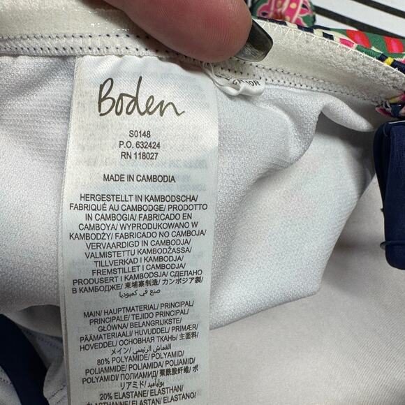 Boden Corsica Paisley Swimsuit size 8 - Picture 5 of 6